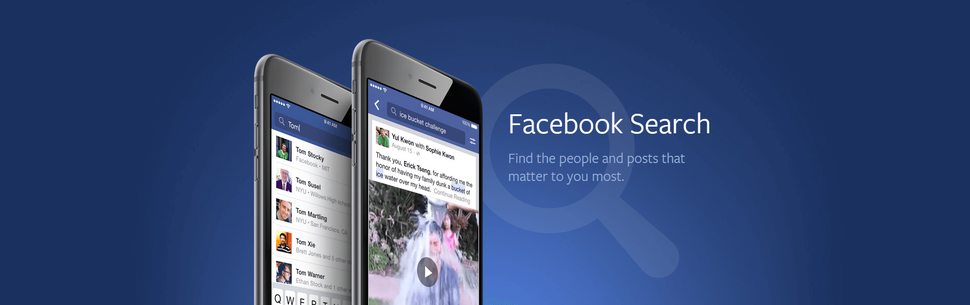Facebook lance la recherche par mots-clés
